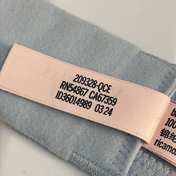 Victoria Secret Bra Size 32DD Blue Lace  Dream Angels Demi Romantic Sexy - Picture 8 of 13